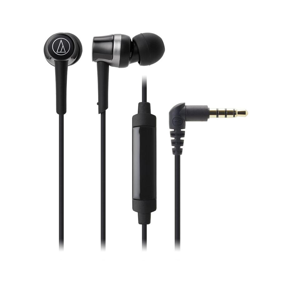 オーディオテクニカ イヤホン 有線 ATH-CKR30iS BK スマートフォン用