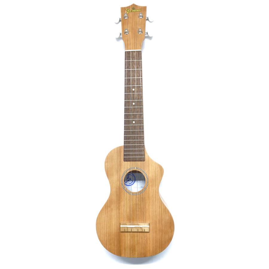 Famous フェイマス FLS-11GC ソプラノウクレレ ロングネック カッタ 
