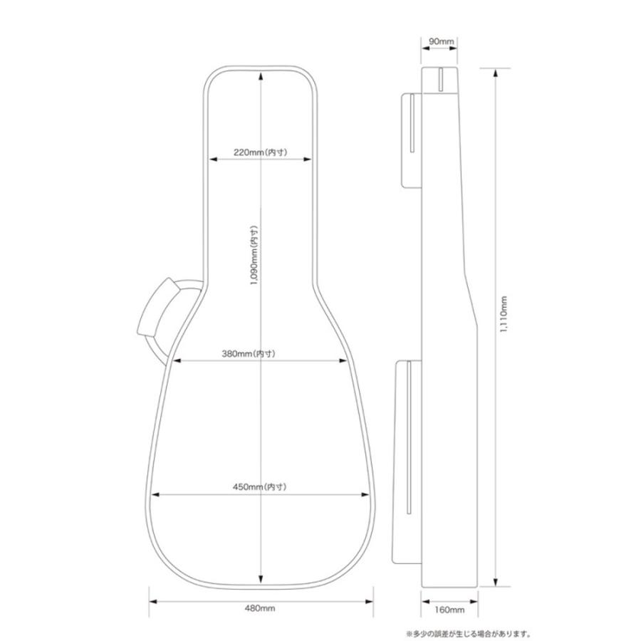 Providence アコギケース プロビデンス TCF1R BK