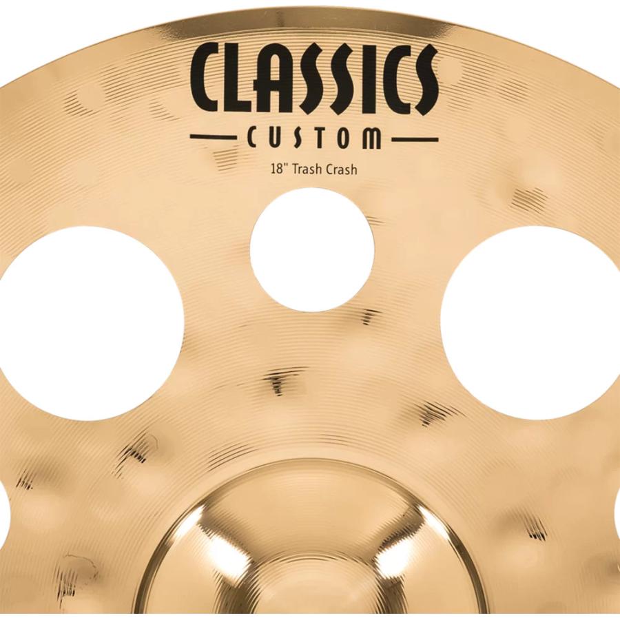 MEINL マイネル CC18TRC-B Classics Custom Brilliant 18\” Trash Crash クラッシュシンバル_5