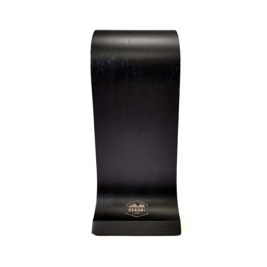 Dekoni Audio デコニオーディオ OMEGA-BLK 木製ヘッドホンスタンド_2