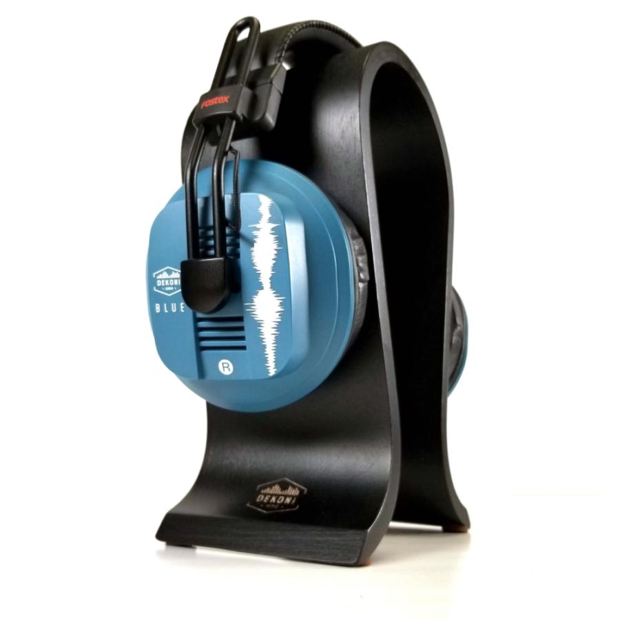 Dekoni Audio デコニオーディオ OMEGA-BLK 木製ヘッドホンスタンド_4