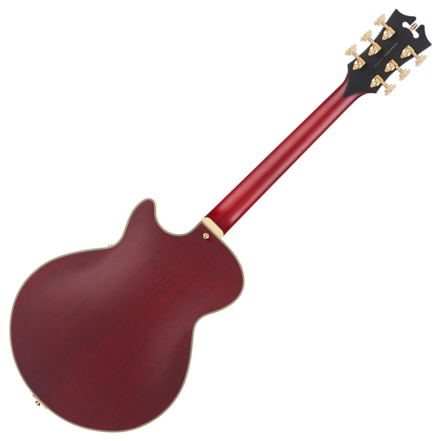 D'Angelico ディアンジェリコ Deluxe SS P-90 Satin Trans Winey