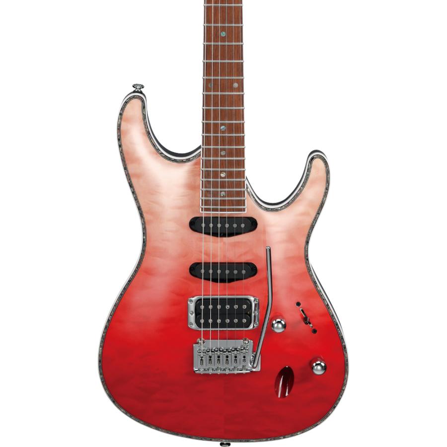 アイバニーズ ギター SA360NQM-RCG SA w/Quilted Maple top \u0026 Avalon Body Purfling エレキギター IBANEZ イバニーズの画像