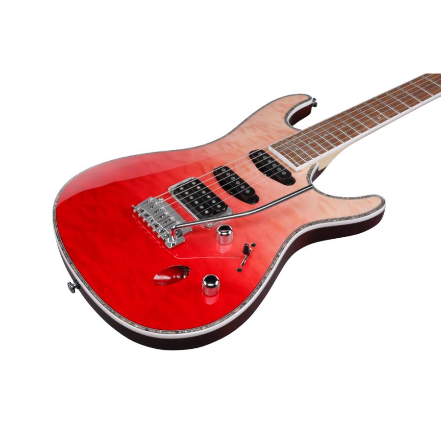 アイバニーズ ギター SA360NQM-RCG SA w/Quilted Maple top \u0026 Avalon Body Purfling エレキギター IBANEZ イバニーズの画像