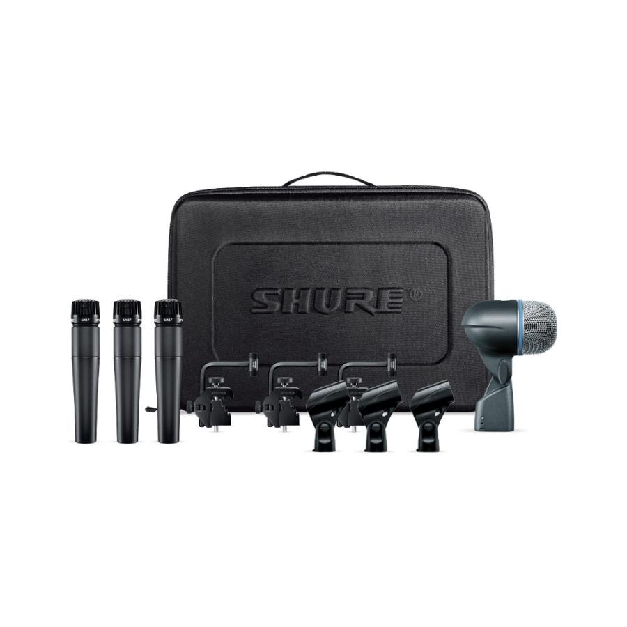 SHURE DMK57-52J ドラム用マイクキット BETA52A ×1 / SM57 ×3  マイクホルダー キャリングケース付きセット｜chuya-online｜03