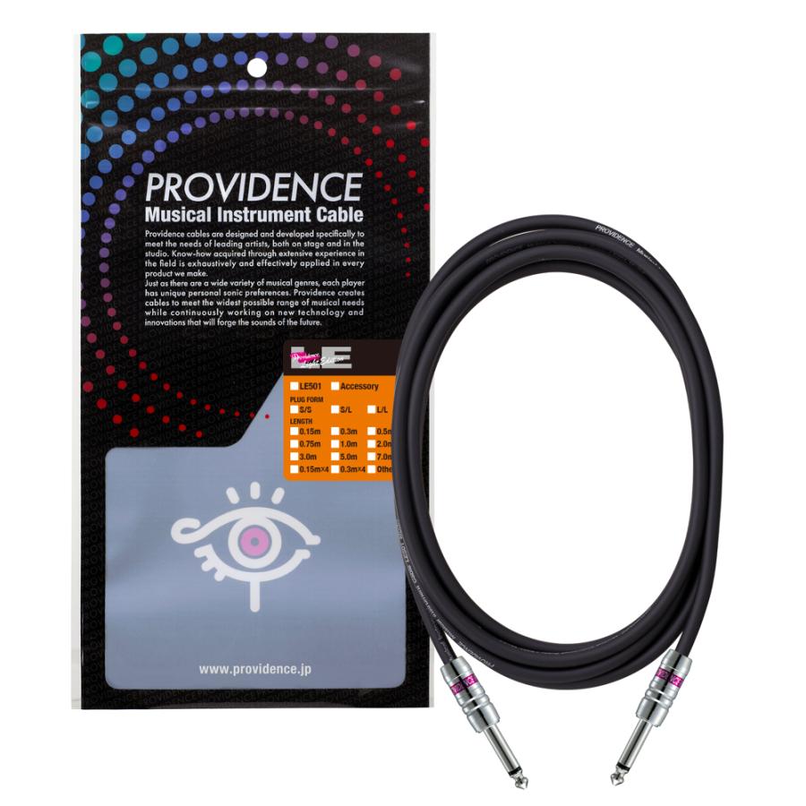 Providence LE501 ギターシールド ケーブル 1m 3個セット Providence プロビデンス LE501 SS 1m BK ギターケーブル ギター