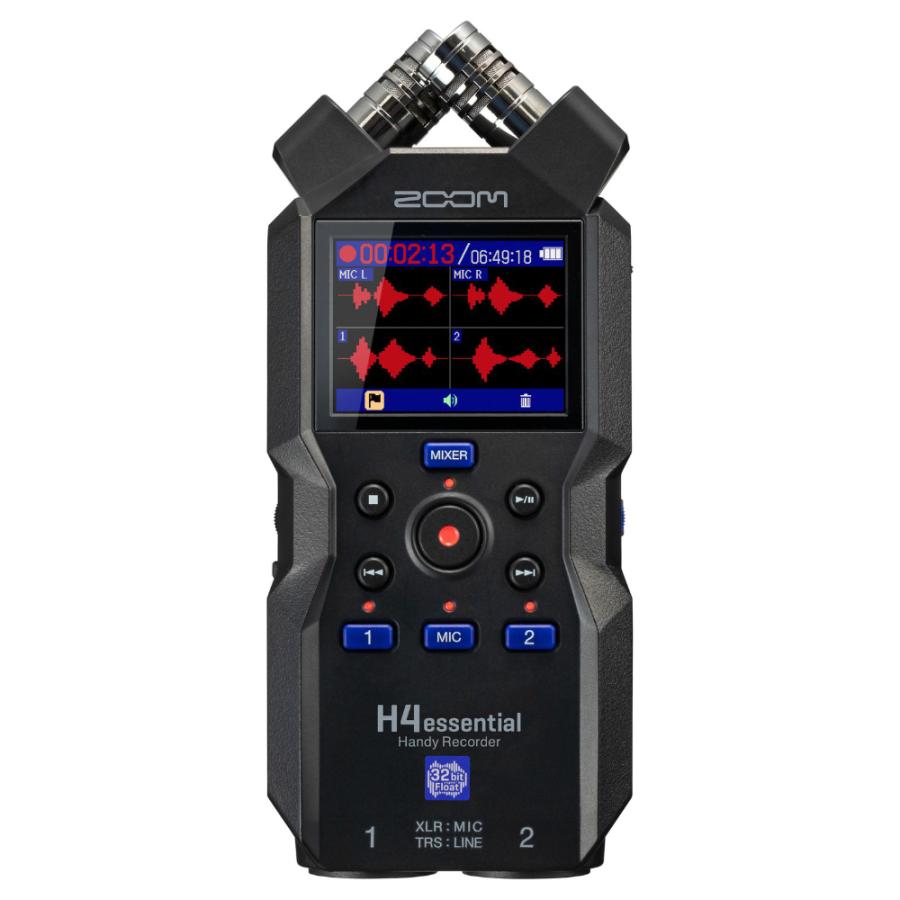Zoom H4 essential / 32bit float レコーダー Amazon.com: Zoom H4essential 4-Track Handy Recorder with 32