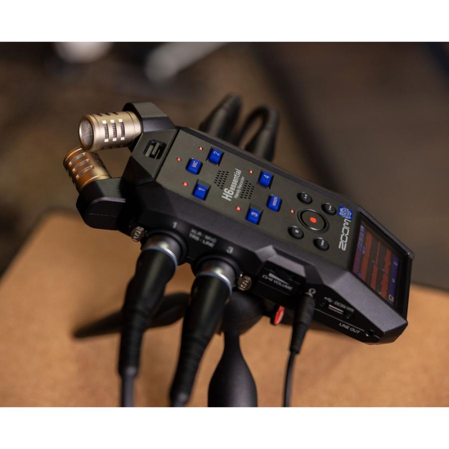 ズーム（zoom） H6essential 最大6トラック 32bitフロート録音