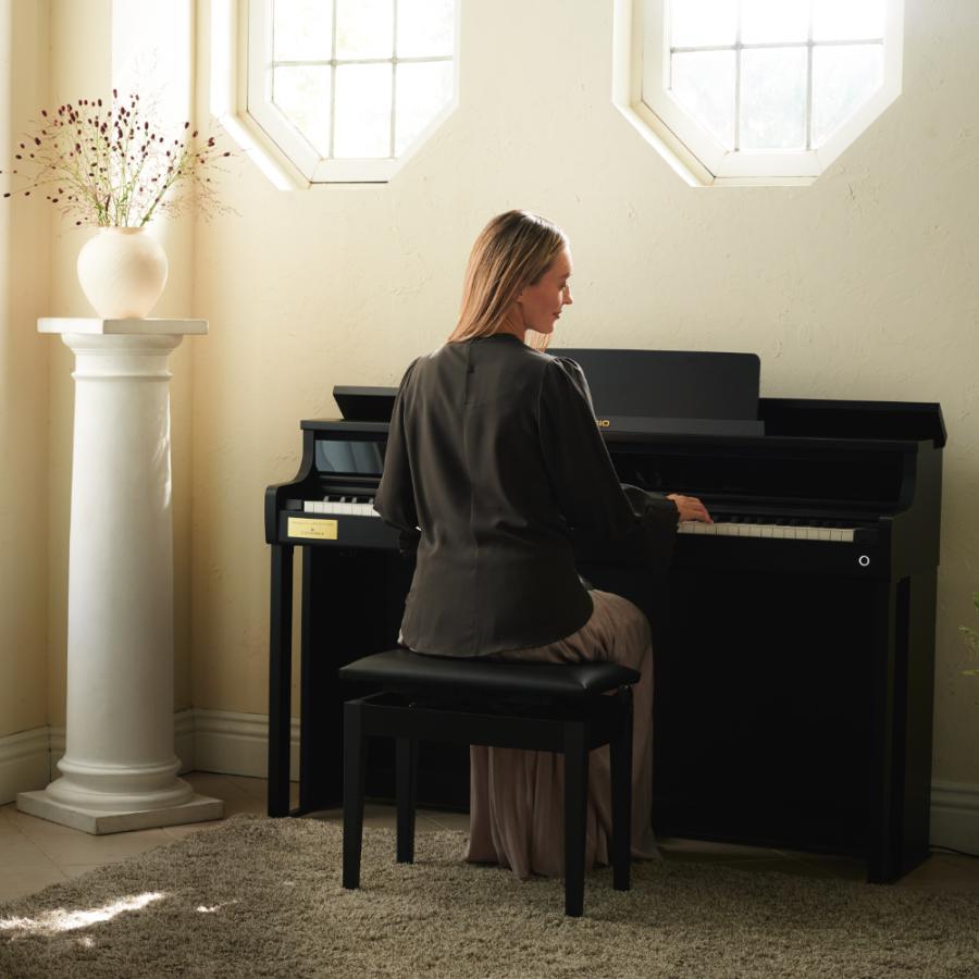 CASIO カシオ CELVIANO セルヴィアーノ AP-750BK 電子ピアノ 高低自在椅子付き【組立設置無料サービス中】の画像