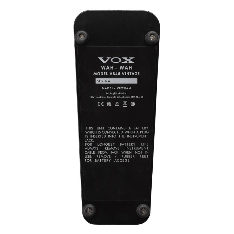 VOX ワウペダル VOX V846 VINTAGE ワウ ギターエフェクター ヴォックス