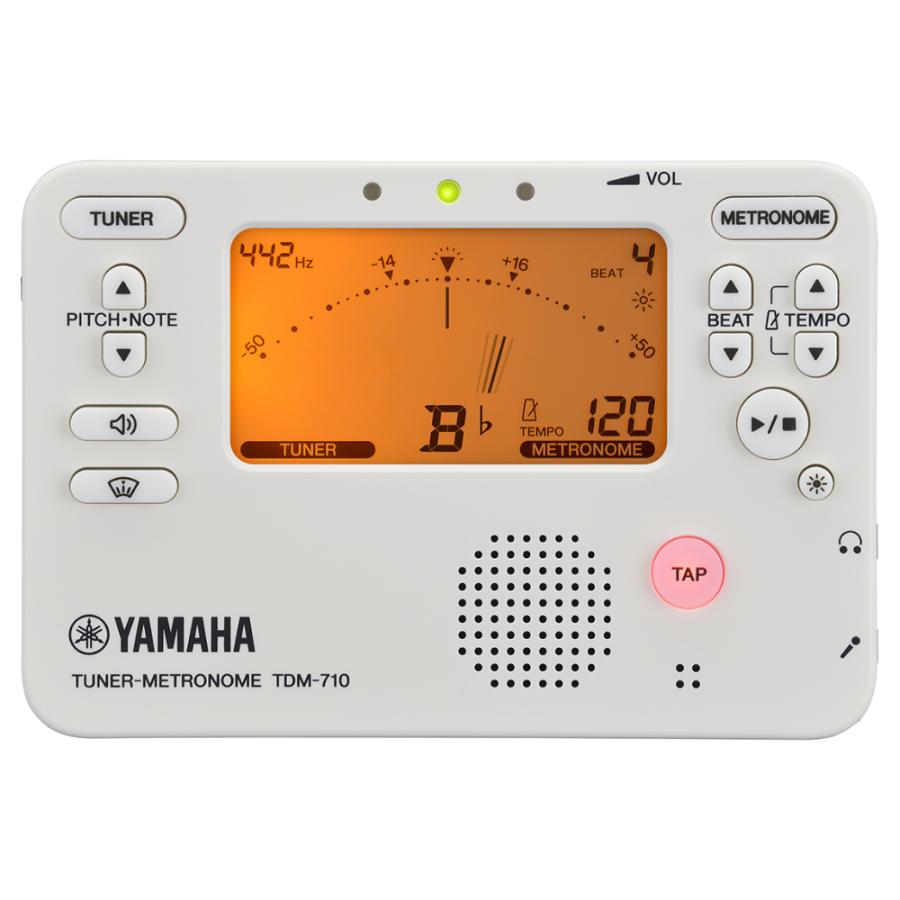 チューナー メトロノーム ヤマハ TDM-710IV アイボリー 吹奏楽 管楽器 弦楽器 ブラスバンド オーケストラ YAMAHA（Yahoo!・chuya-online チューヤオンライン）