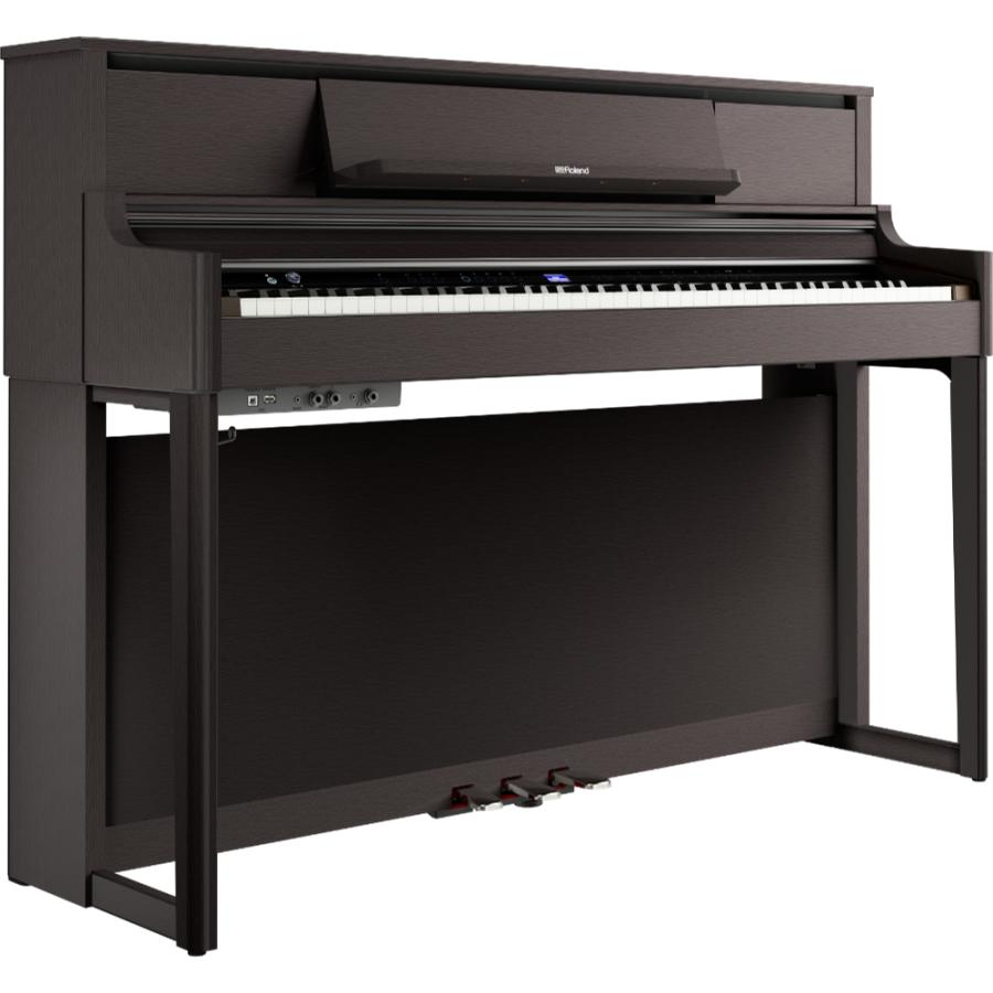 【組立設置無料サービス中】 ROLAND ローランド LX-5-DRS 電子ピアノ 高低自在椅子付き ダークローズウッドの画像