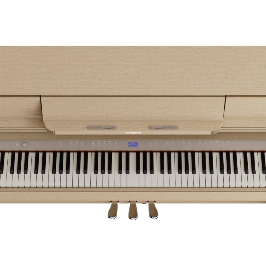 【組立設置無料サービス中】 ROLAND ローランド LX-5-LAS 電子ピアノ 高低自在椅子付き ライトオークの画像