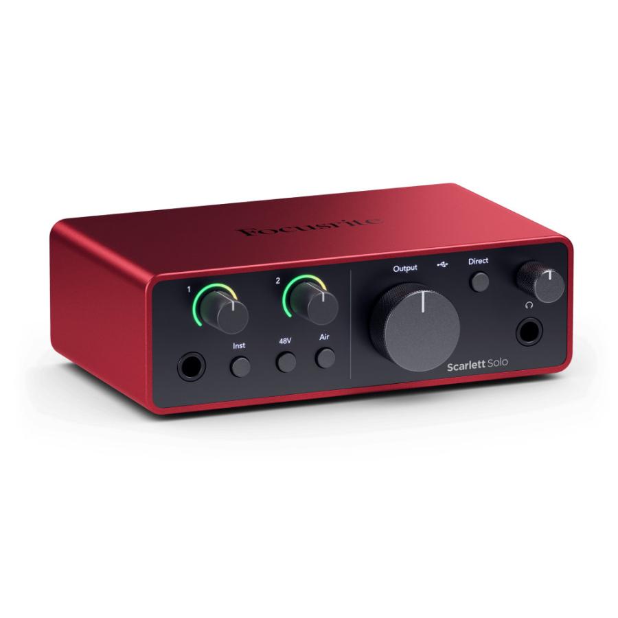 Focusrite Scarlett Solo 4th Gen オーディオインターフェイスの画像