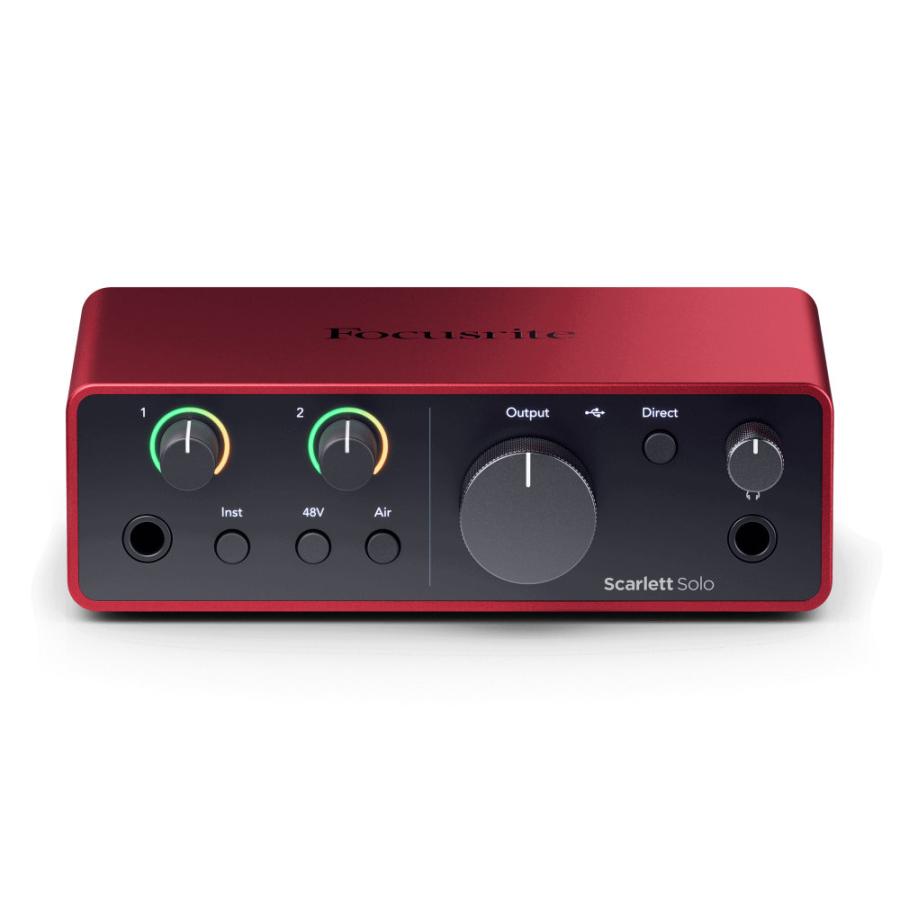 Focusrite Scarlett Solo 4th Gen オーディオインターフェイスの画像