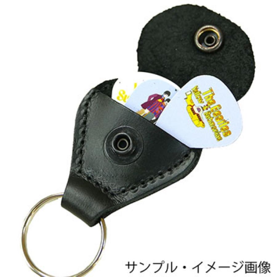 Perri’s ペリーズ FBPH-7139 BLACK Baseball Leather Pick Keychains ピックホルダー ピックケース キーリング付き｜chuya-online｜02