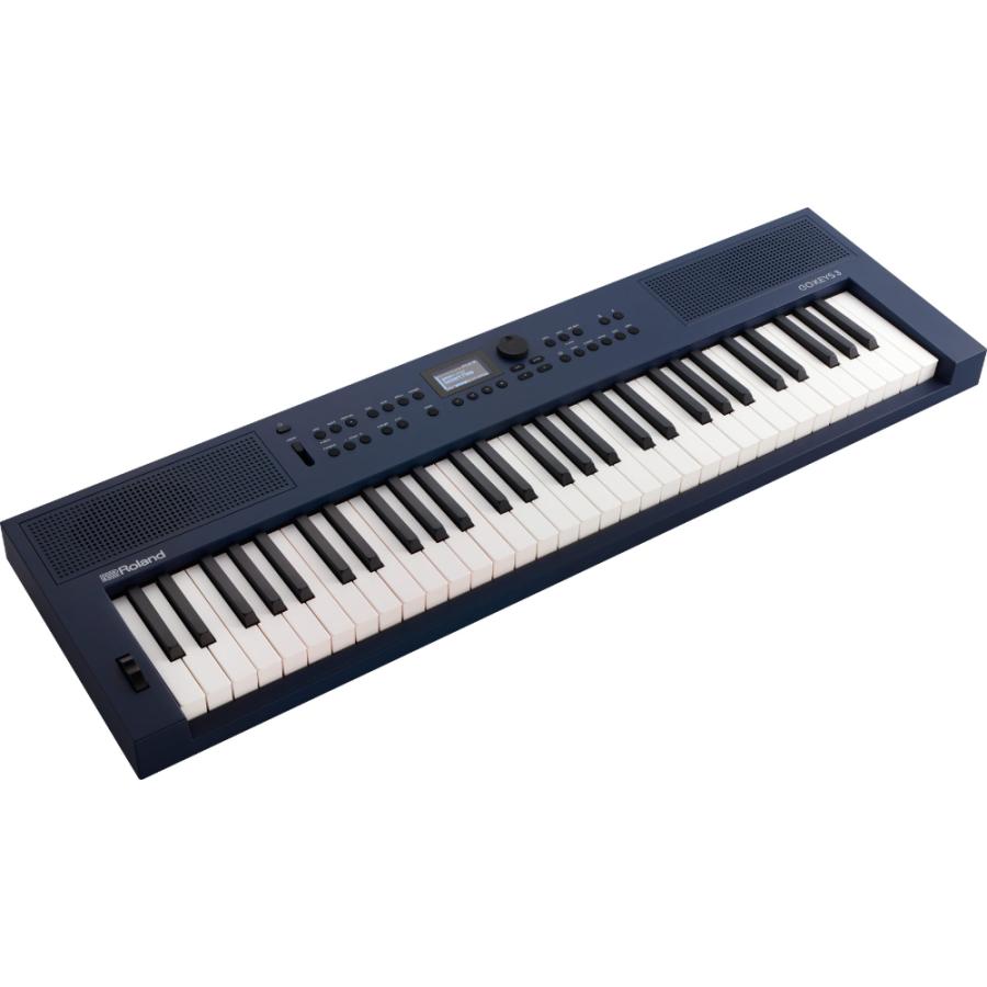 キーボード 61鍵盤 ローランド ROLAND GOKEYS3-MU GO:KEYS 3 Entry Keyboard エントリーキーボード ミッドナイトブルー 自動伴奏機能搭載｜chuya-online｜02