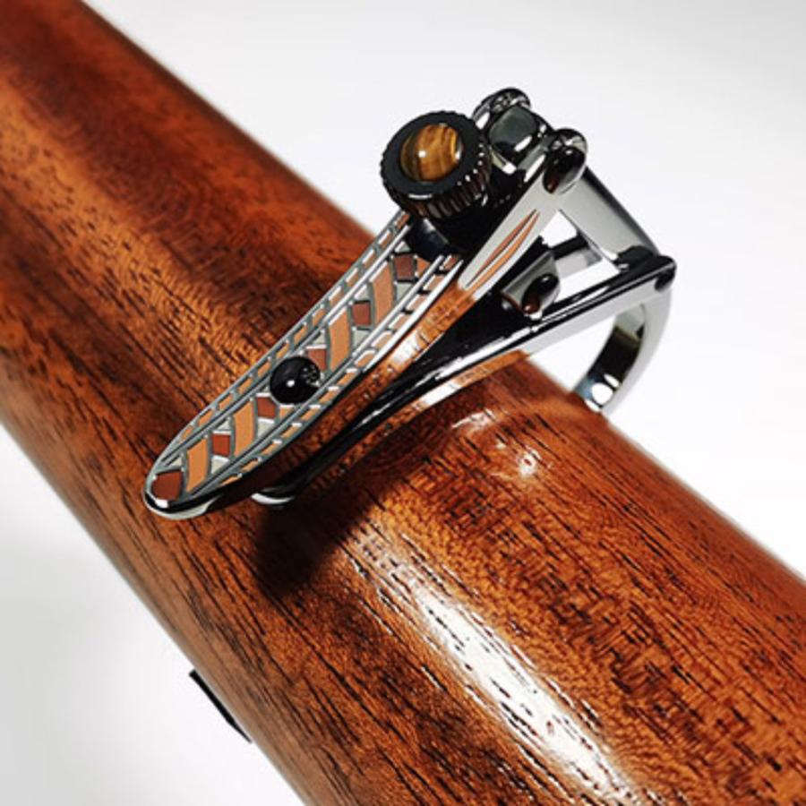 シャブカポ カポタスト フォーク用 SHUBB シャブ C1z カポ ギター 50周年記念特別デザイン ロゼッタ Rosseteの画像