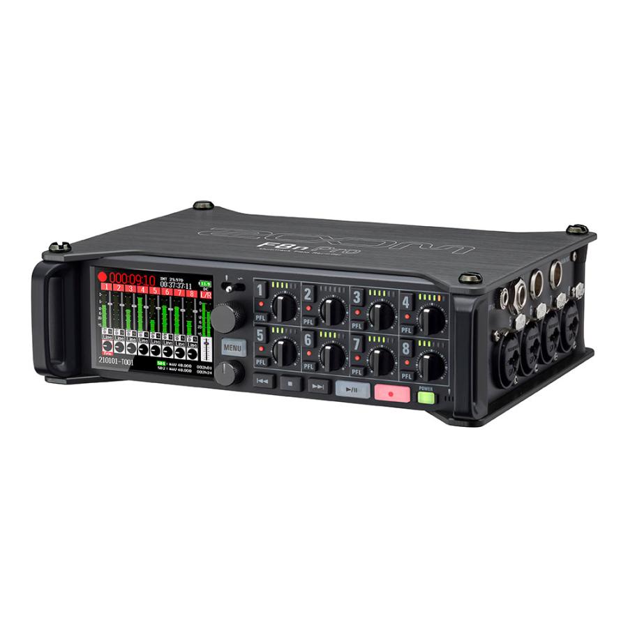 ZOOM F8n マルチトラックフィールドレコーダー ズーム（zoom） F8n Pro マルチトラックフィールドレコーダー : chuya