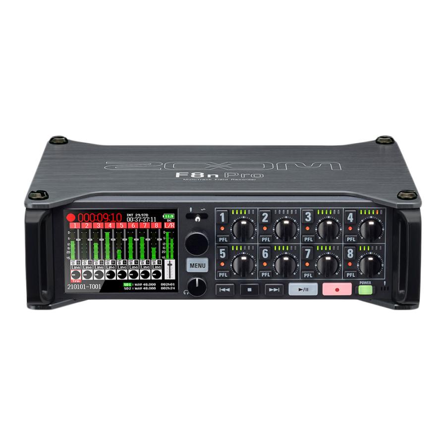 ズーム（zoom） F8n Pro マルチトラックフィールドレコーダー : chuya
