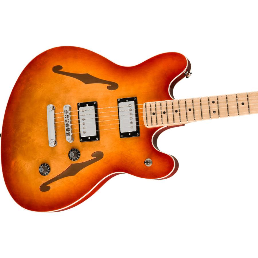 Squier スクワイヤー スクワイア Affinity Series Starcaster Deluxe Maple Fingerboard Sienna Sunburst エレキギターの画像