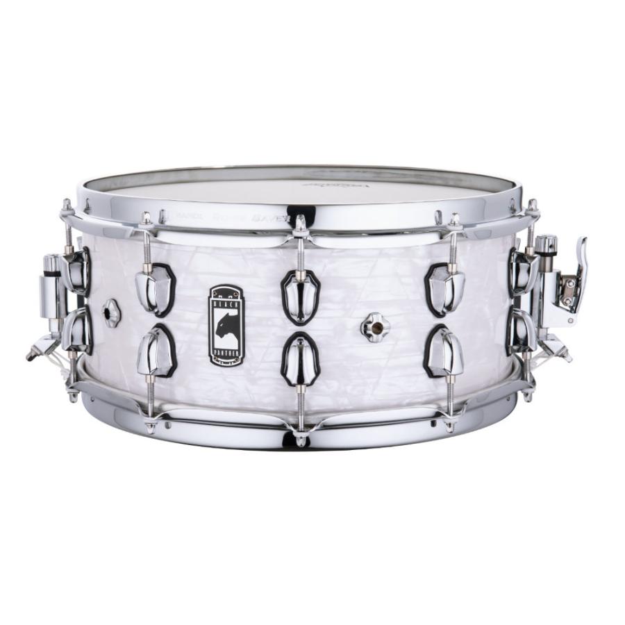 MAPEX メイペックス BPNML4600CWD BLACK PANTHER SNARE DRUM Heritage 14 x 6 WHITE PSICOBLOC PEARL スネアドラム_1