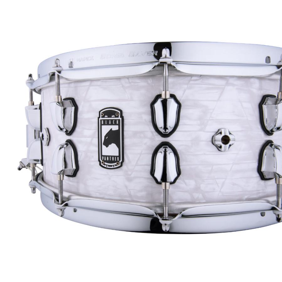 MAPEX メイペックス BPNML4600CWD BLACK PANTHER SNARE DRUM Heritage 14 x 6 WHITE PSICOBLOC PEARL スネアドラム_4
