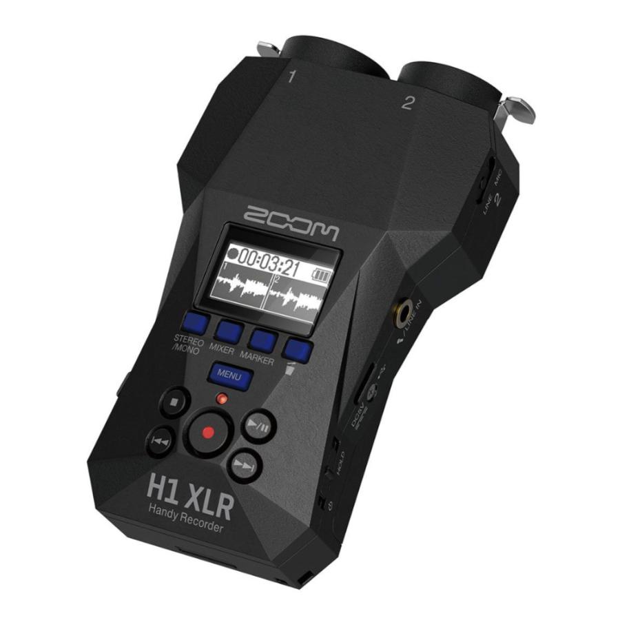 ZOOM ズーム H1 XLR 32bitフロート録音 ハンディーレコーダー : chuya