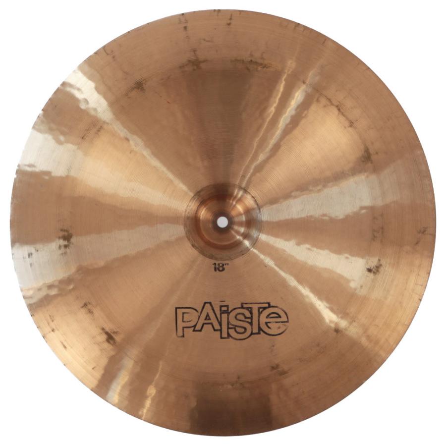 中古】 PAISTE パイステ 2002 CHINA TYPE 18インチ 黒ロゴ BLACK LABEL 