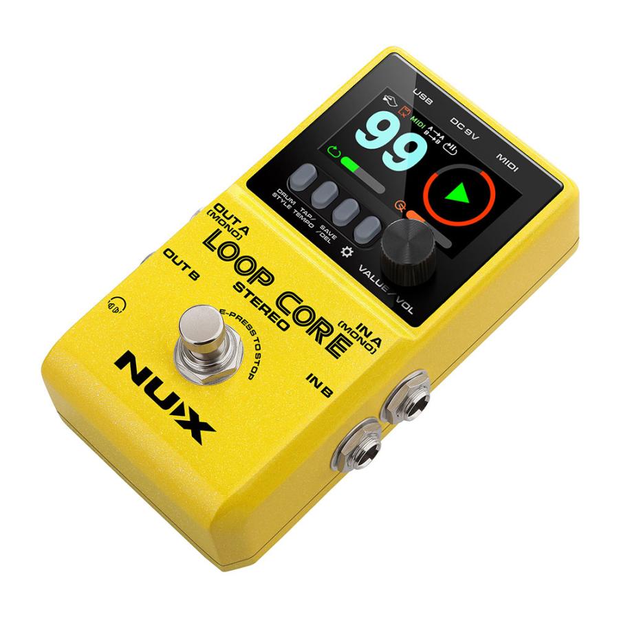 NUX ニューエックス Loop Core Stereo ルーパー ギターエフェクター