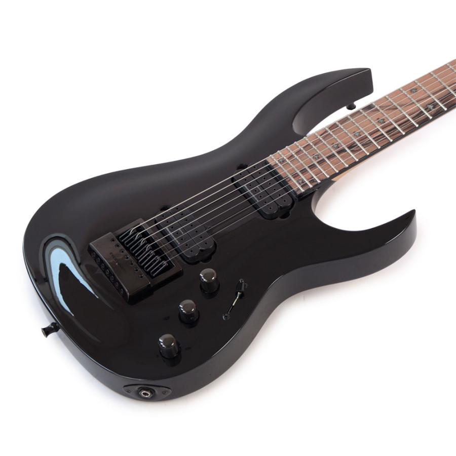 【訳あり】 B.C.Rich SHREDZILLA 7 PROPHECY ARCHTOP WITH EVERTUNE Gloss Black Black Line Inlays 7弦エレキギター アウトレット_2
