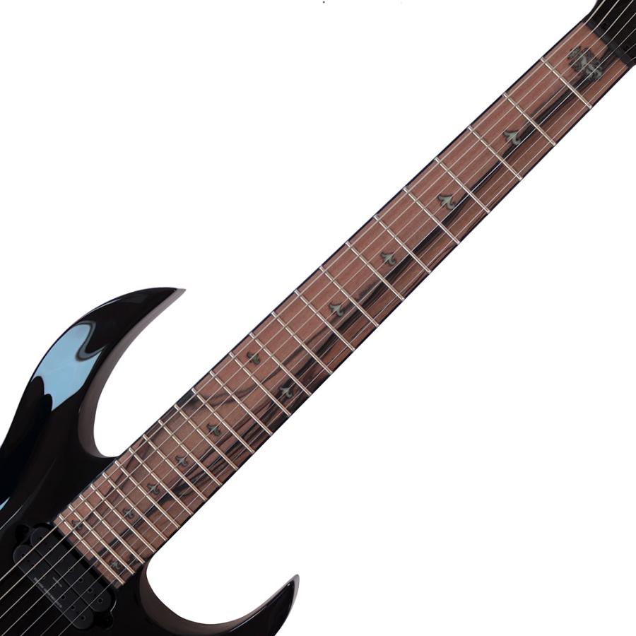【訳あり】 B.C.Rich SHREDZILLA 7 PROPHECY ARCHTOP WITH EVERTUNE Gloss Black Black Line Inlays 7弦エレキギター アウトレット_4