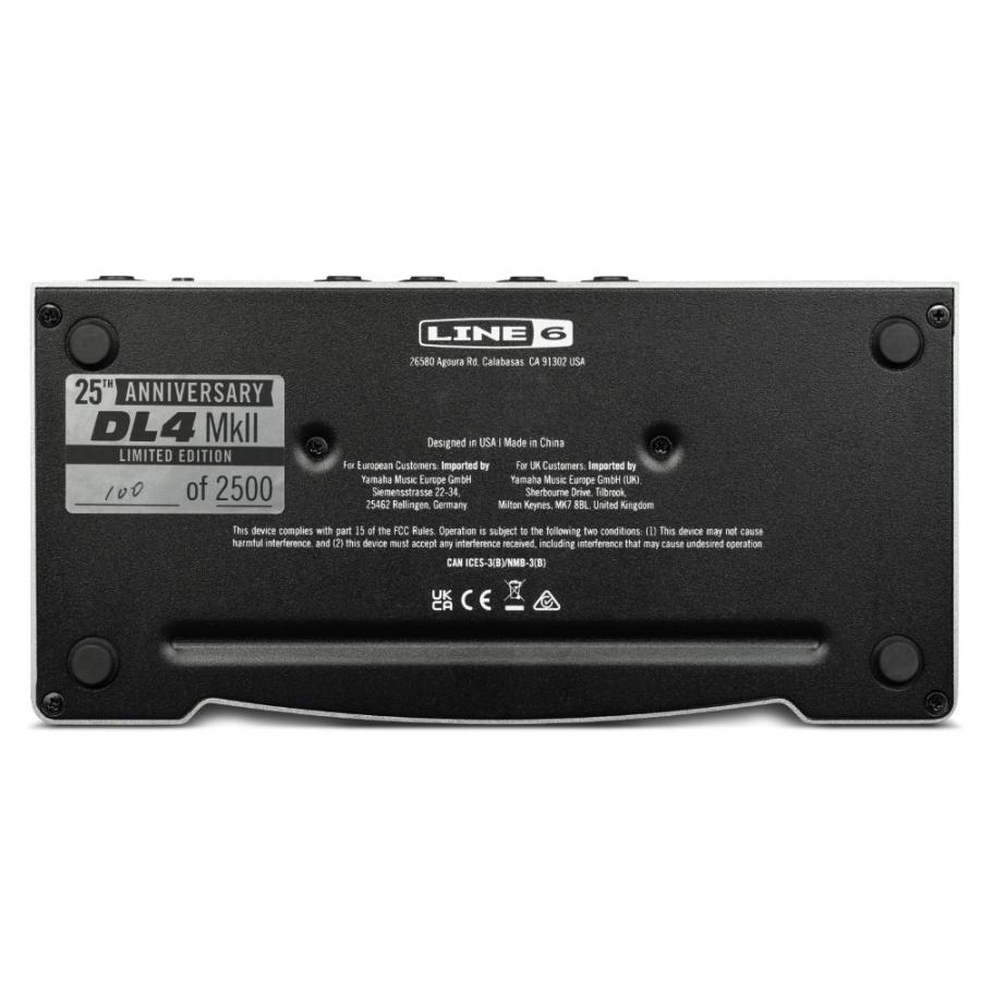 Line6 Line6 25th Anniversary DL4 MkII 限定カラー シルバー ディレイ