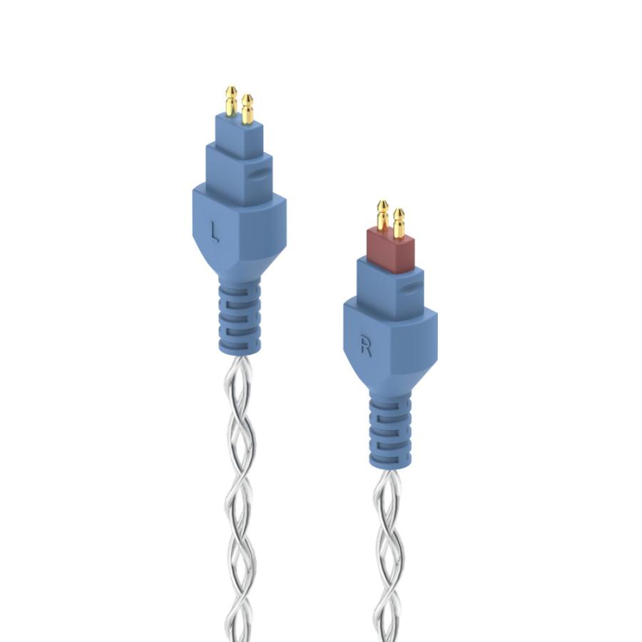 DEKONI AUDIO デコニオーディオ Ensemble Cables Y-Split HD600 シルバー CBZ-Y-TW-600 モジュラーヘッドフォンケーブル