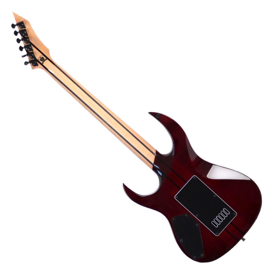 【訳あり】 B.C.Rich SHREDZILLA PROPHECY ARCHTOP WITH EVERTUNE LAVA Burst Black Line Inlays エレキギター アウトレット_1