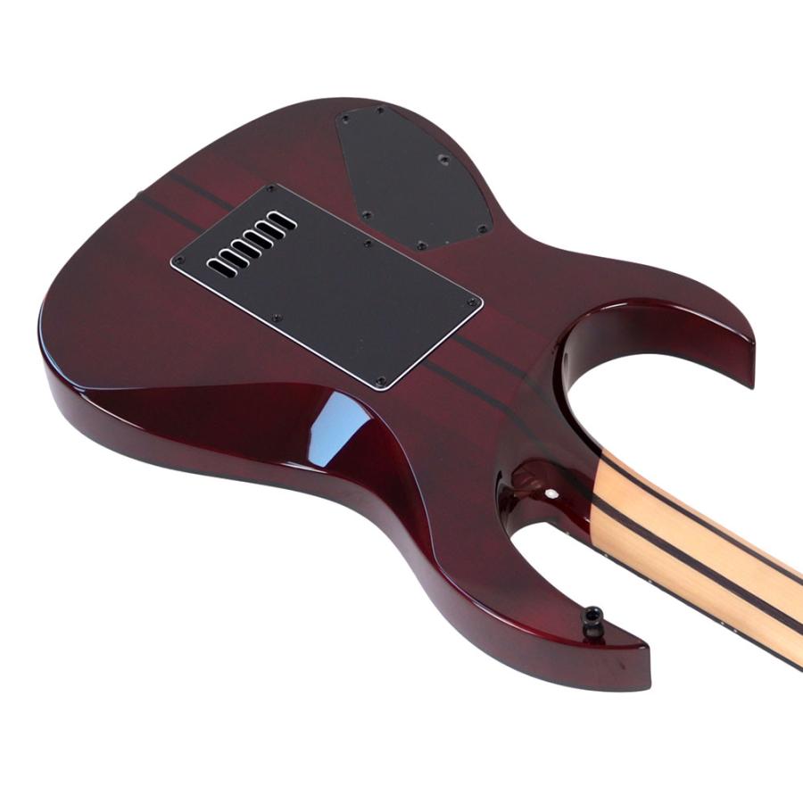【訳あり】 B.C.Rich SHREDZILLA PROPHECY ARCHTOP WITH EVERTUNE LAVA Burst Black Line Inlays エレキギター アウトレット_5