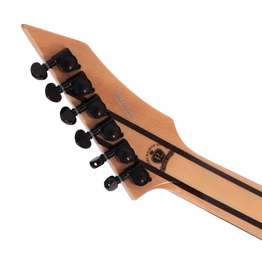 【訳あり】 B.C.Rich SHREDZILLA PROPHECY ARCHTOP WITH EVERTUNE LAVA Burst Black Line Inlays エレキギター アウトレット_6