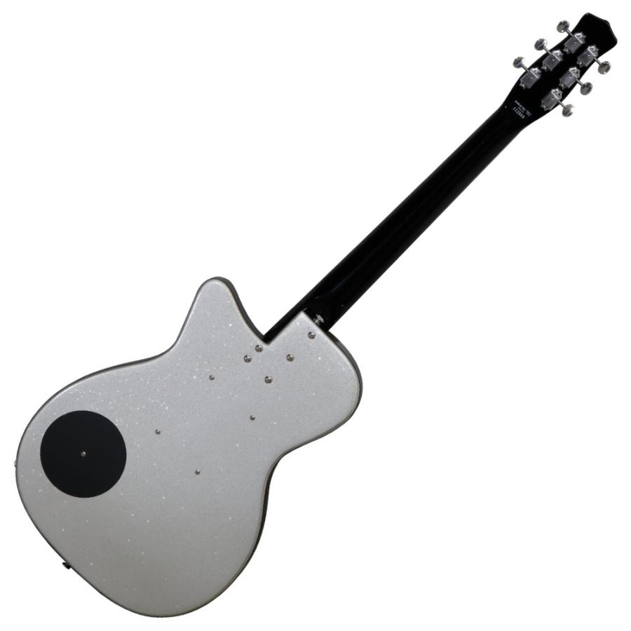 Danelectro ダンエレクトロ 56 SINGLE CUTAWAY METALFLAKE SILVER エレキギターの画像