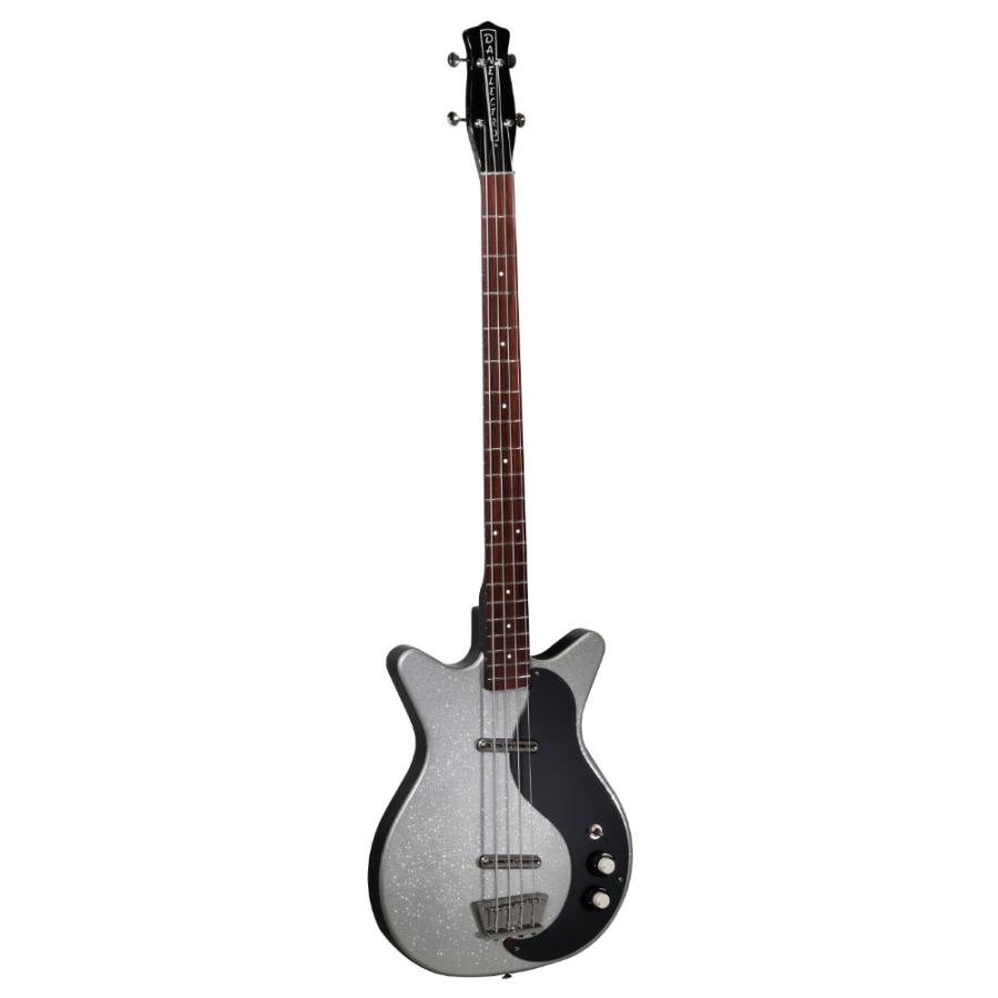 Danelectro ダンエレクトロ 59DC LONGSCALE BASS METALFLAKE SILVER