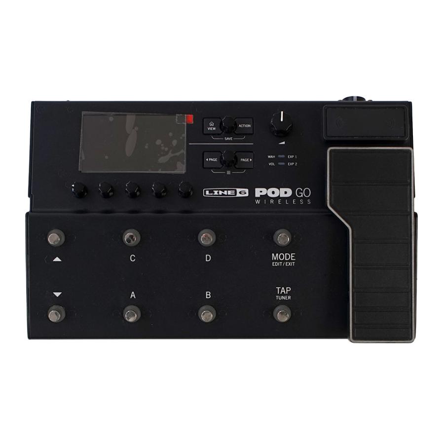 LINE6 POD GO Wirelessワイヤレス　美品 Amazon.com: Line 6 POD Go Wireless Guitar Processor and