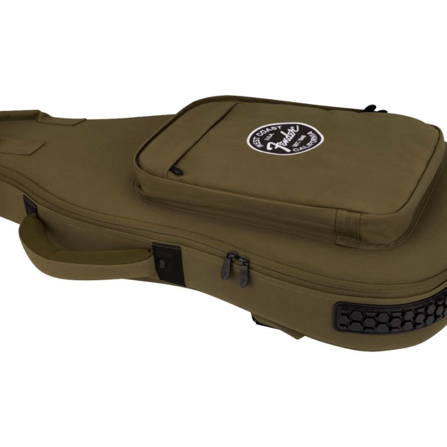 Fender フェンダー Troubadour Electric BASS Gig Bag Olive エレキベース用ギグバッグ オリーブ_5