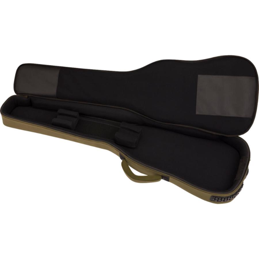 Fender フェンダー Troubadour Electric BASS Gig Bag Olive エレキベース用ギグバッグ オリーブ_9