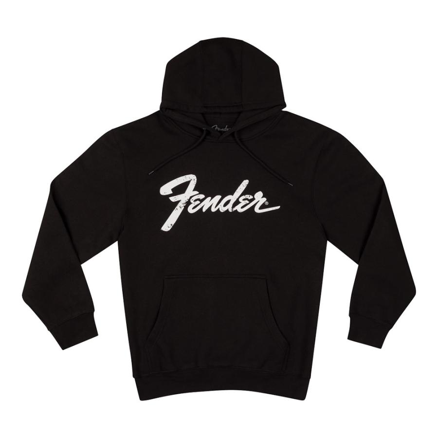Fender フェンダー Logo Date Back Hoodie Black XLサイズ 長袖 パーカー フーディ Fender（フェンダー） Logo Date Back Hoodie Black XLサイズ 長袖
