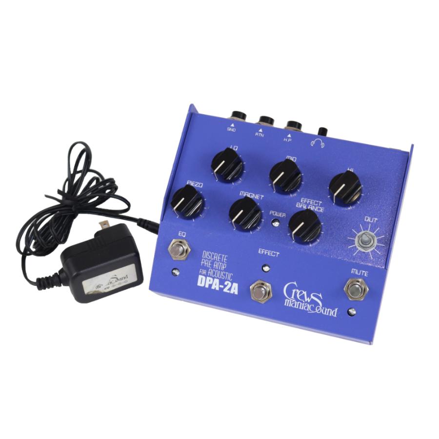 Crews Maniac Sound DPA-2A プリアンプ 中古】 Crews Maniac Sound クルーズ マニアックサウンド DPA-2A