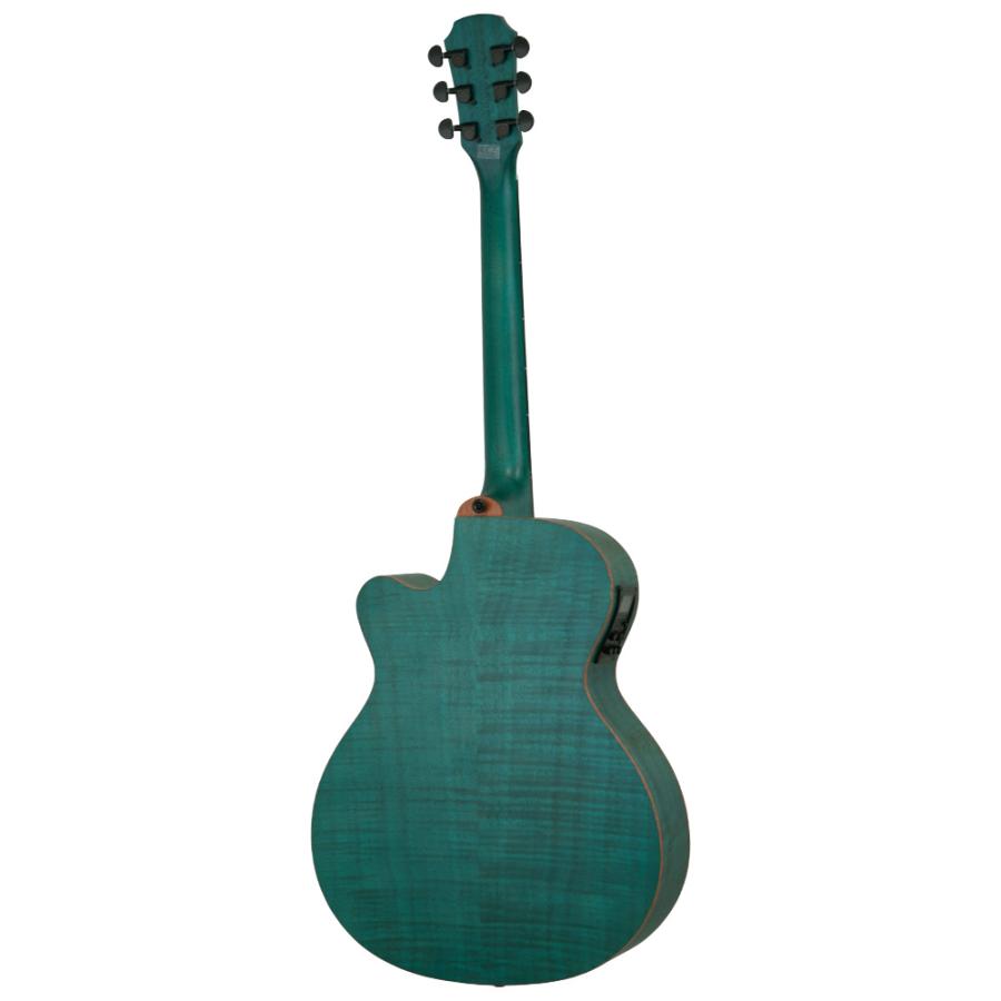 ARIA アリア FET-F2 STBL Elecord Stained Blue w/Bag エレクトリックアコースティックギター_1