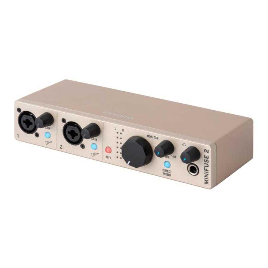 ARTURIA MINIFUSE 2 Champagne オーディオインターフェイス ミニフューズの画像
