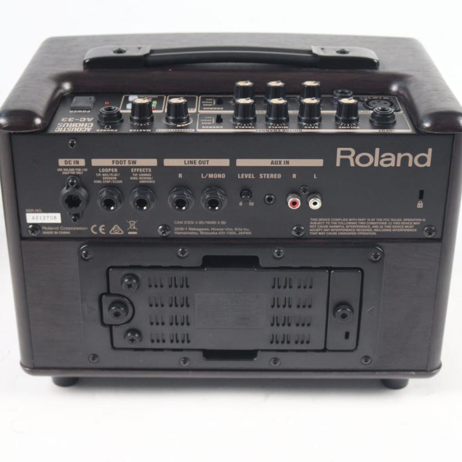 ローランド 【中古】 アコギアンプ ROLAND AC-33-RW