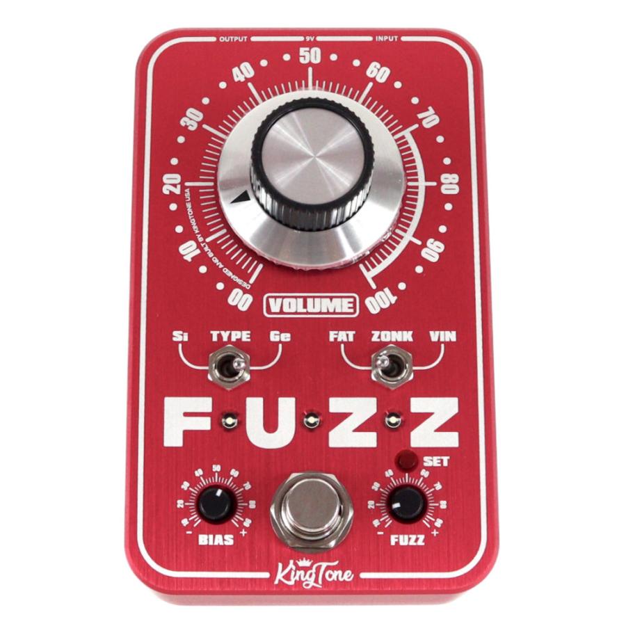 KING TONE GUITAR miniFUZZ V2 Red ギターエフェクター : chuya-online
