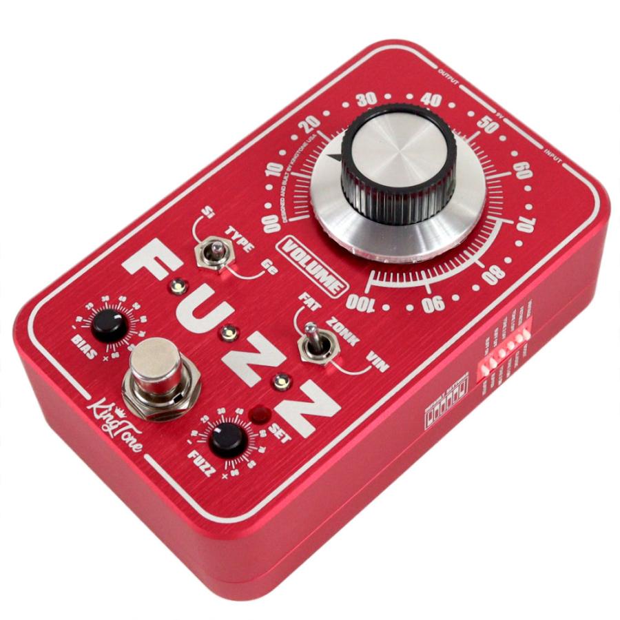 ギターエフェクター KING TONE GUITAR miniFUZZ V2 Red ギターエフェクター : chuya-online
